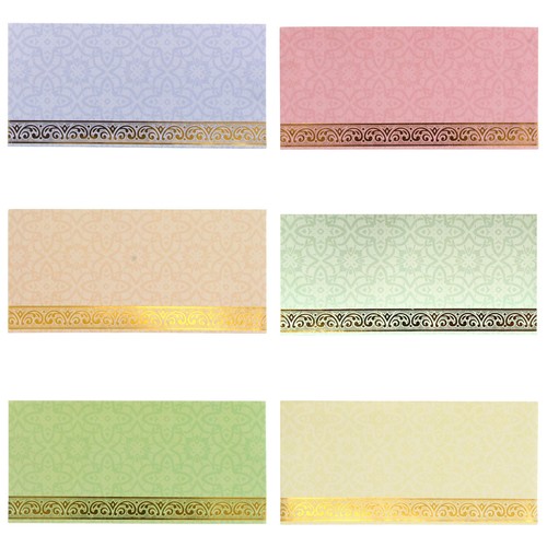 Money envelopes golden border - money,