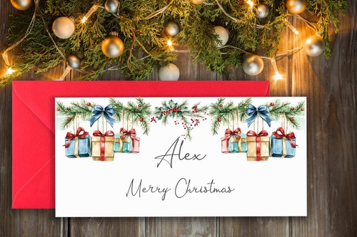 Christmas money wallets - money,