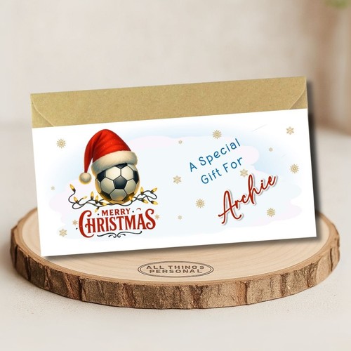 Personalised christmas money - personalised,