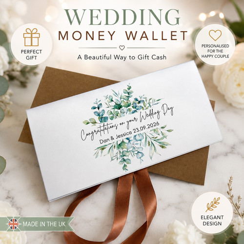 Personalised wedding money - personalised,