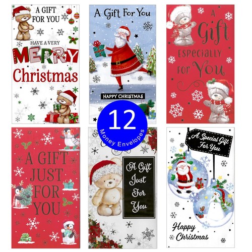 Mixed cute christmas money - 12,