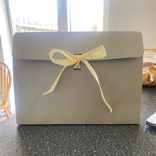 Grey paper gift envelopes - envelopes, with