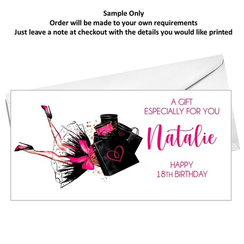 Birthday money gift voucher - money/gift,