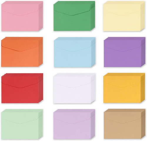 Mini coloured envelopes - mini,