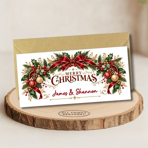 Christmas money wallets - money,