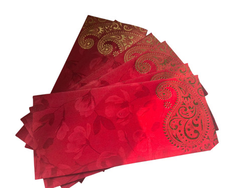 Pack red fancy envelope - 20,
