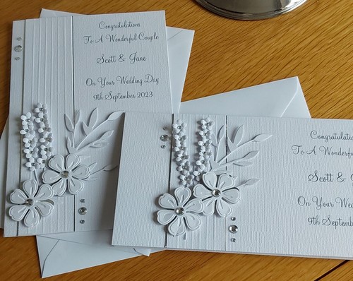Personalised handmade wedding - handmade,