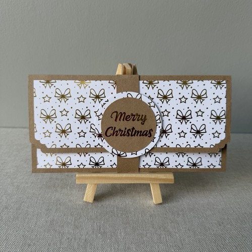 Handmade gold bow money - handmade,