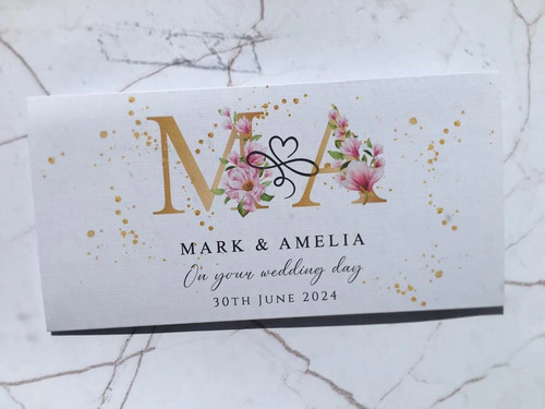 Personalised floral wedding - floral,