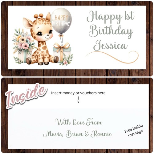 1st birthday money - birthday, gift