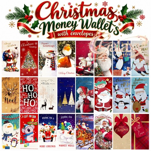 Christmas money wallets gift - money,