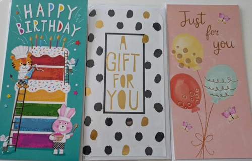 Money wallets gift - 3, card