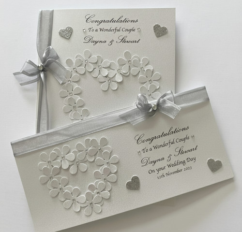 Personalised wedding day card - personalised,