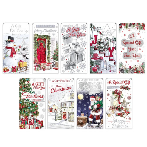 Christmas money wallets - money,