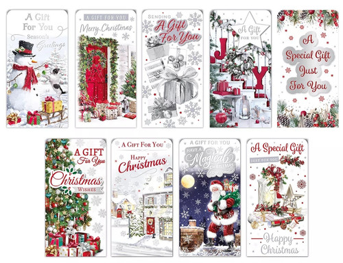 Christmas money wallets with - christmas,