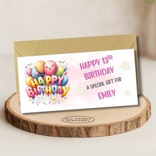 Birthday Money Wallet with