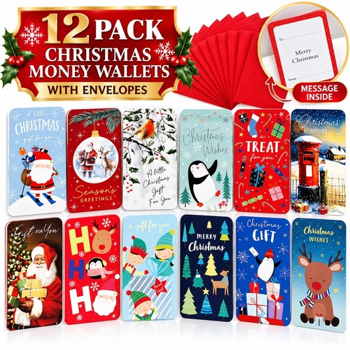 Christmas money wallets - christmas,