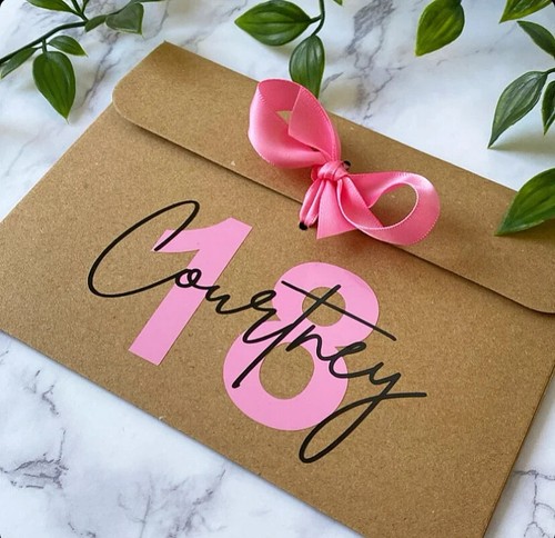 Personalised birthday money - birthday,