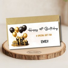 Birthday Money Wallet with