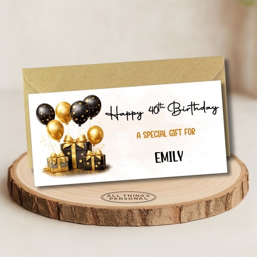 Birthday money wallet - birthday,