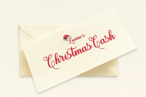 Christmas money gift - money, envelopes