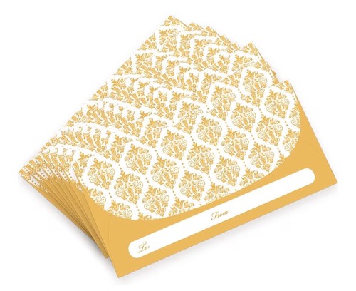 100 pack orange damask pattern - 100-pack,