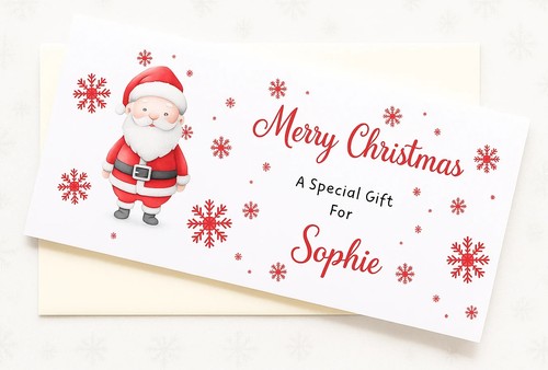 Christmas money gift wallet - money,